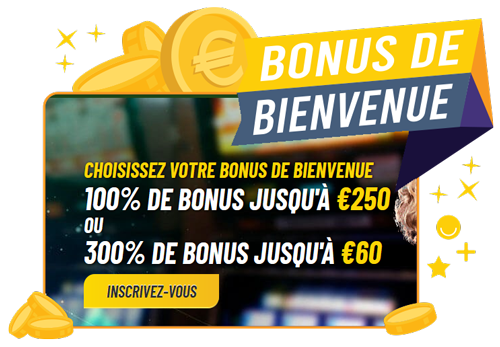 Image : Bonue de bienvenue du Casino Ma Chance