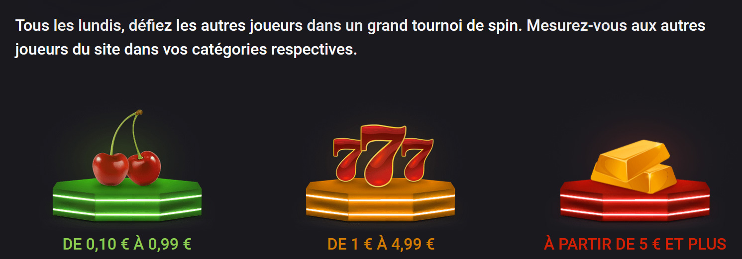 image : grand tournoi de spin chez Winoui Casino