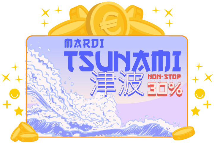 image : Mardi Tsunami chez Banzai Slots