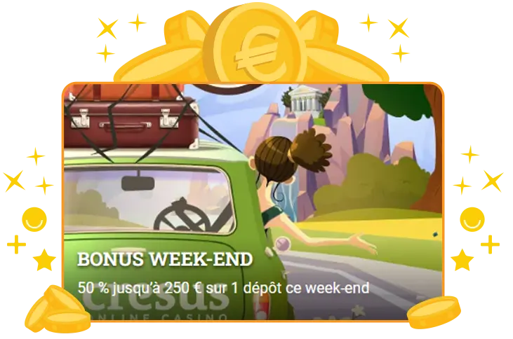 Imga : Bonus Week end de Cresus Casino