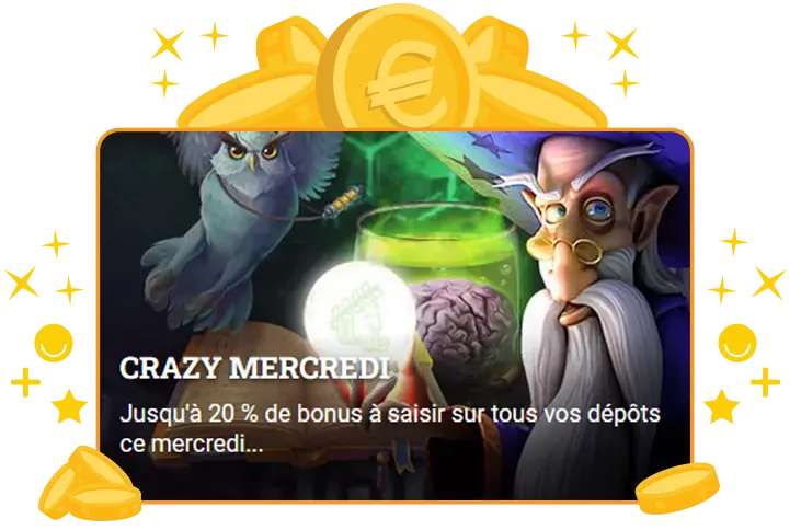 Image : Crazy lercredi de Cresus casino