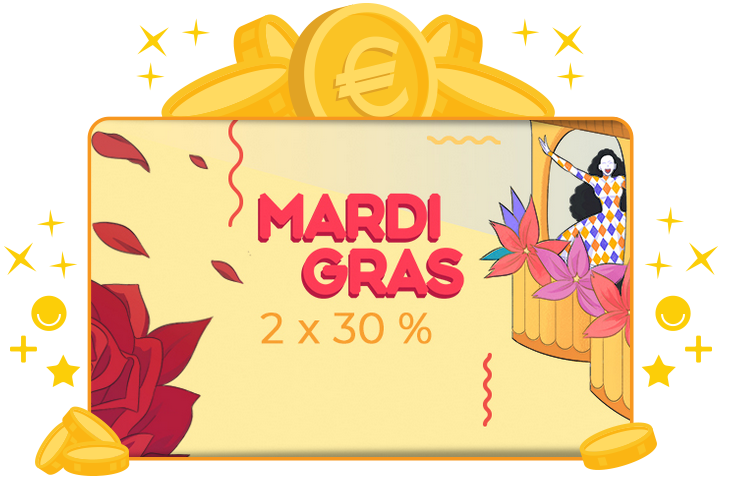 image : bonus mardi gras de Arlequin casino